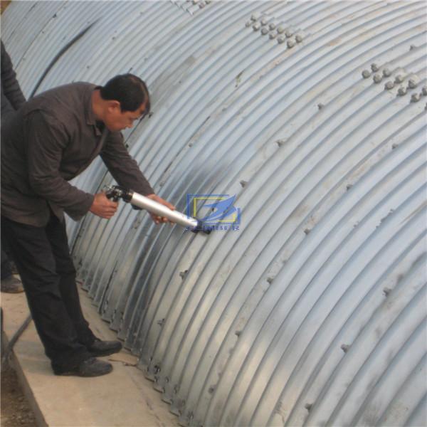 corrugated steel pipe as the road culvert